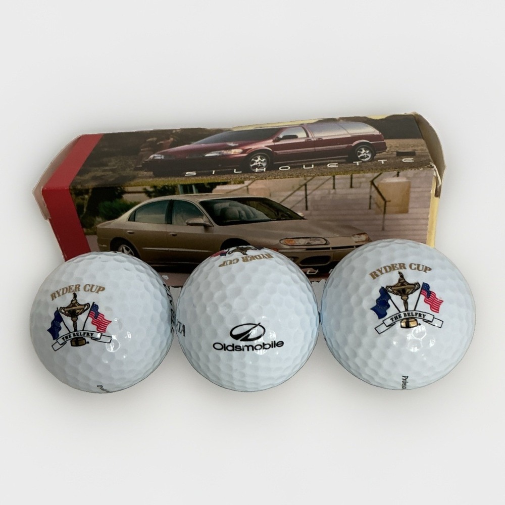 Limited Edition Ryder Cup Oldsmobile Golf Balls Strata Tour Professional New Box